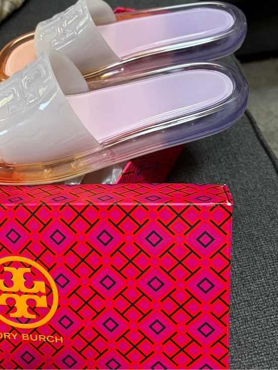 Tory Burch Shoes - Tory Burch lavender clear sandals